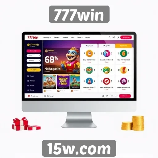 Interface do usuário no 777win é intuitiva e acessível